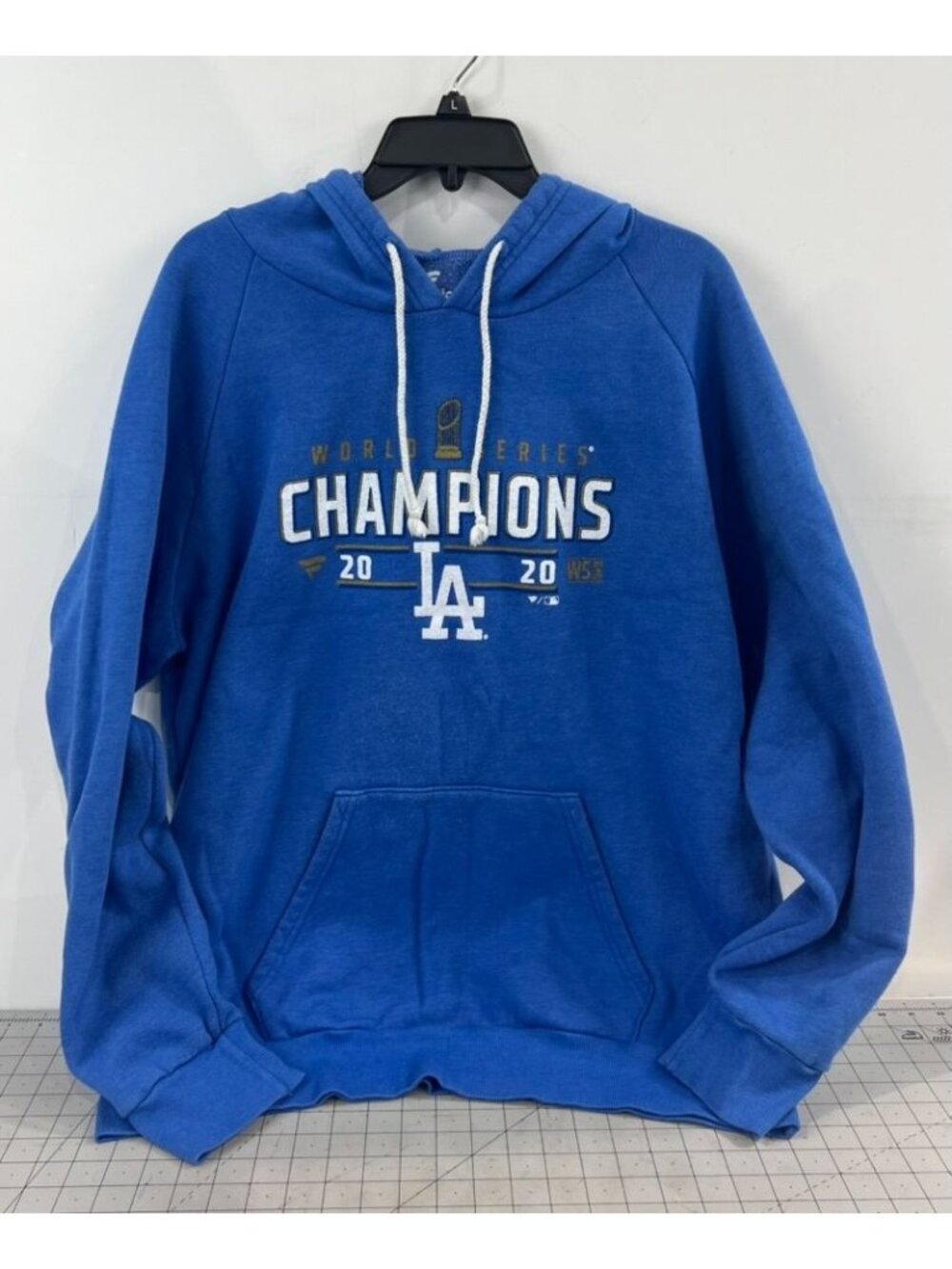 Los Angeles Dodgers 2020 World Series Champions Blue Hoodie Sweatshirt Men's 2XL
